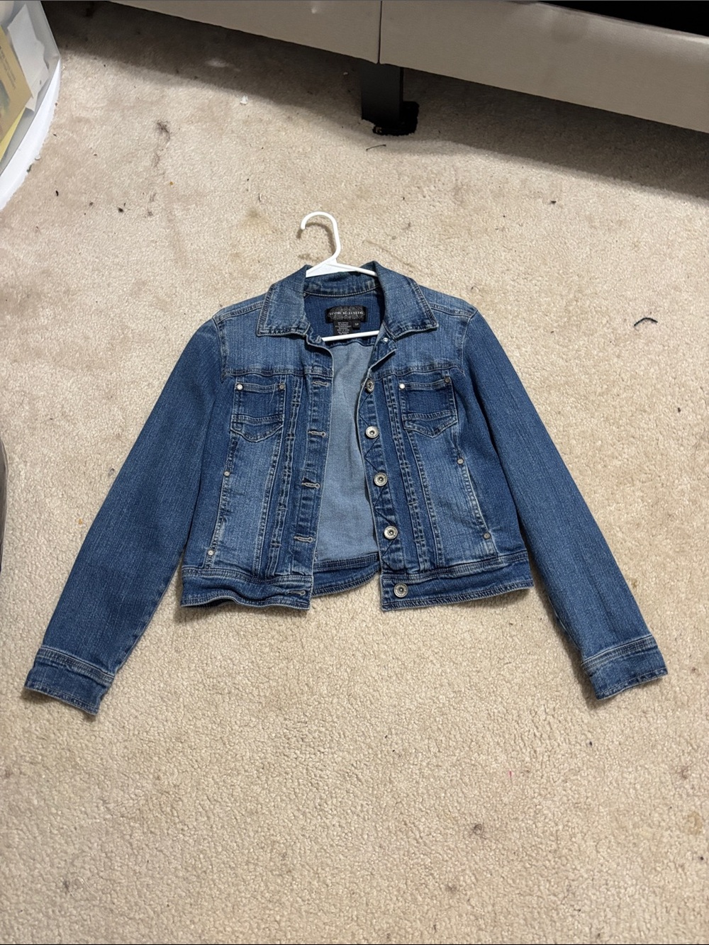 Live a Little Medium Blue Denim Jacket - Women's